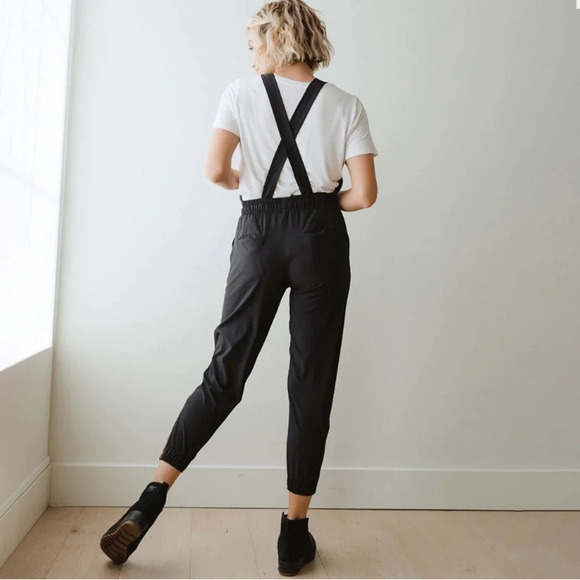 Albion XS Tall Black Classic Overall Jumpsuit - Picture 5 of 16